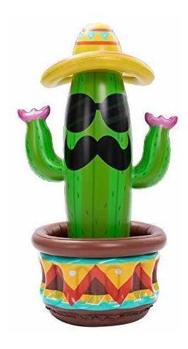 Hielera Inflable Joyin Para Alberca Diseño De Cactus Verde | Meses sin  intereses