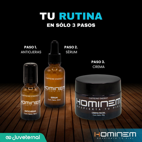 Hominem Sérum Antiojeras Cooling Effect Para Hombre, 18 Ml Momento De Aplicación Día/noche Tipo De Piel Todo Tipo De Piel