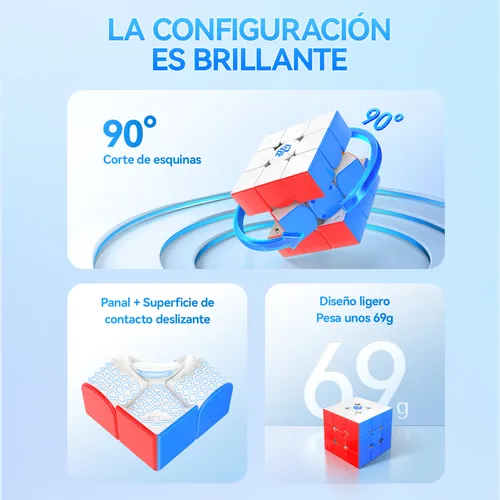 Gan 12 Ui Maglev Uv, Cubo Rubik 3x3 Magnetico Profesional