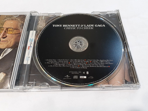 Cheek To Cheek, Tony Bennett & Lady Gaga Cd 2014 Nacional Ex (Usado)