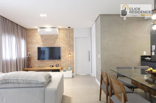 Imagem 4 de 22 de Apartamento 2 Suítes ( Sacada Gourmet - 2 Vagas ) À Venda De 94,00 M² Por R$ 742.000 - Centro - São Bernardo Do Campo/sp - Ap0889