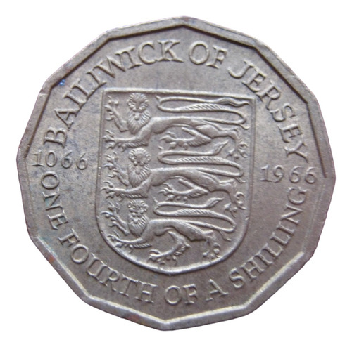 Jersey 1/4 Shilling 1966