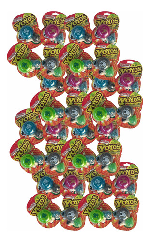 Yoyo + Micro Trompo Premier Caja C/24 Duo De Yoyo Y Micro Tr Variado