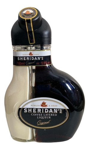Imagen 2 de 2 de Licor Sheridan's 750cc Origen Irlanda Coffee Layered Liqueur Original