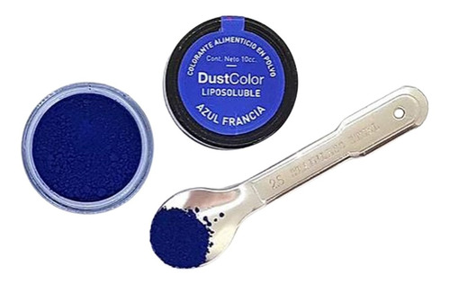 Colorante Azul Liposoluble Comestible  Repostería Dust Color