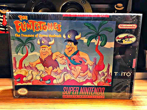 Juego The Flinstones Snes Completo (Usado)