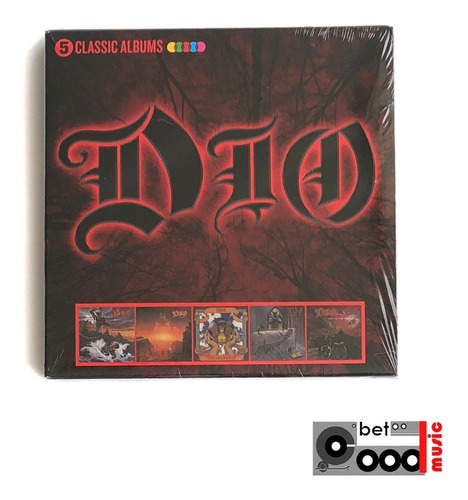 Cd Dio - 5  Classic Albums Dio - Nuevo / Made In Europe