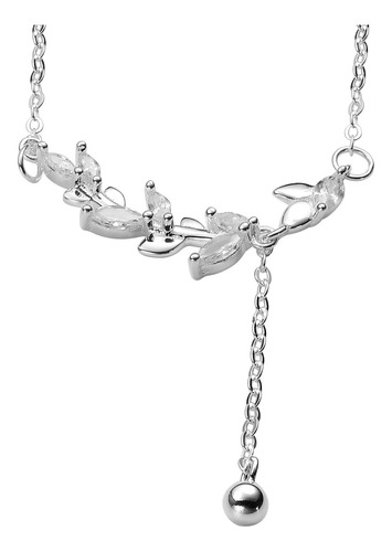 Collar Y Dije Enso 925 Para Mujer Esn135s Plateado