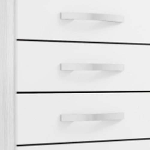 Comoda 5 Gavetas 57 Cm Moden 2259 Branco Flex Incp