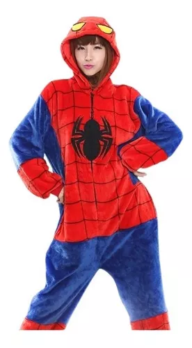 Mameluco Adulto Spiderman Pijama Marvel