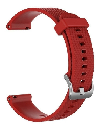 Pulseira Para Gtr 2 47mm Huawei Gt 2 46mm Pino Engate Fácil Cor Vermelho Largura 22 mm