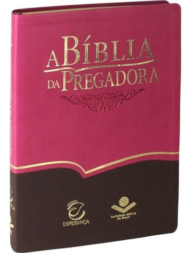 A Bíblia Da Pregadora Grande Pink/marrom