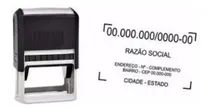 Comprar Carimbo Automático Cnpj E 2 Carimbos Pago Espaço Data(p30)