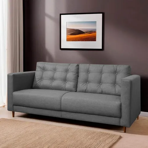 Sofá Living Viena 2 Lugares 140cm Sala  Recepção Consultório Várias Liso