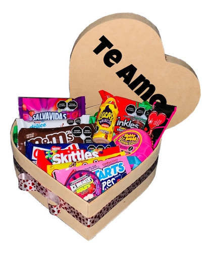 Regalo Caja Corazón Con Dulces Para Toda Ocasión.