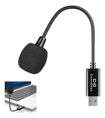 Mini Micrófono Usb Para Laptop Y Computadora De Escritorio, 