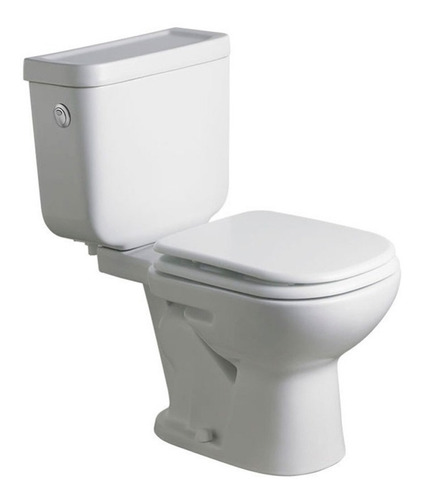 Imagen 1 de 10 de Combo Ferrum Bari Inodoro Largo Mochila Tapa Madera Descarga
