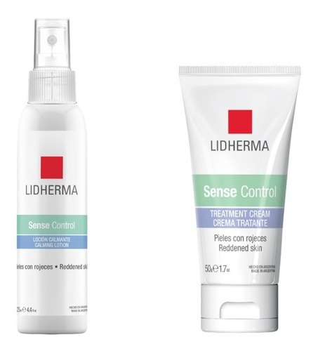 Kit Sense Control Crema + Loción Lidherma Rosácea Calmante