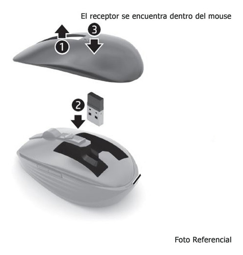 Imagen 3 de 7 de Kit Teclado Mouse Inalámbrico K06 2.4g