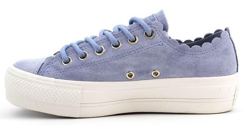 Tênis All Star Flatform Azul Aço Ct11810002 Original C/nota