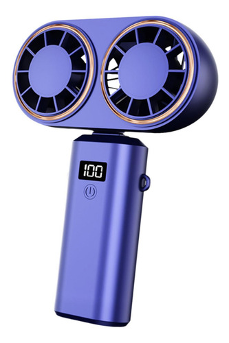 Ventilador De Campamento Al Aire Libre Ventilador De Azul