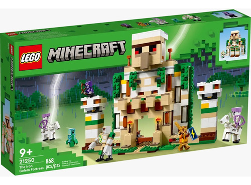 Lego Set Minecraft ::.. La Fortaleza Golem Hierro 21250 Cantidad De Piezas 868