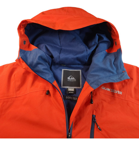 Chaqueta Snowboard Quiksilver Mens Mission Gore-tex Snow Jacket, Color Naranja, Talla M (Usado)
