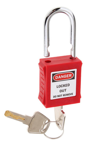 De Seguridad De Grillete De Material Acero Inoxidable Rojo