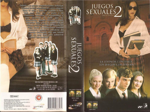 Juegos Sexuales 2 Vhs Cruel Intentions 2 Robin Dunne