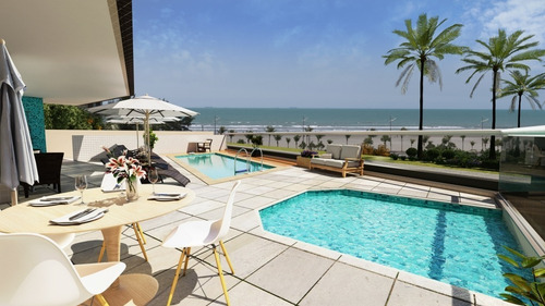 Imagem 30 de 30 de Apartamento 2 Dormitórios - Prédio Frente Mar- Entrada 95 Mil - Aml179