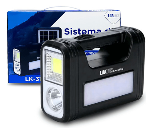 Lanterna Kit Sistema De Luz Solar Lk-3101 - Luatek