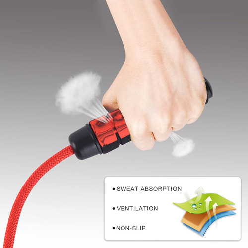 Cuerda De Saltar Ajustable Con Rodamientos De 3 M