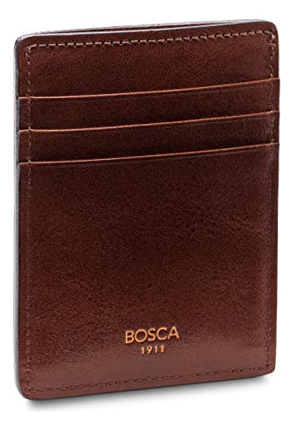 Bosca Men's Wallet, Dolce Deluxe Front Pocket Wallet, Qi68f