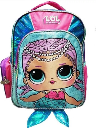 Mochila Escolar Ruz Lol Lol Surprise Glitterati Color Fucsia 20l