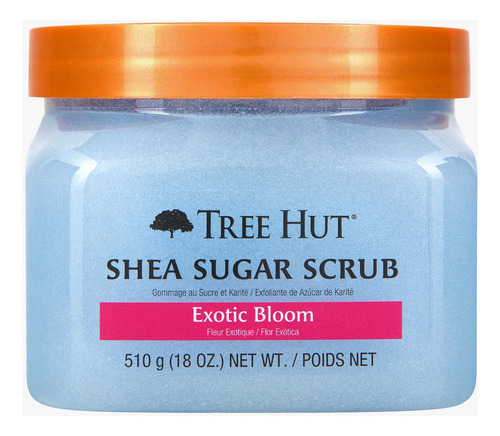 Exfoliante Tree Hut. Importado Exotic Bloom. 510 Gramos