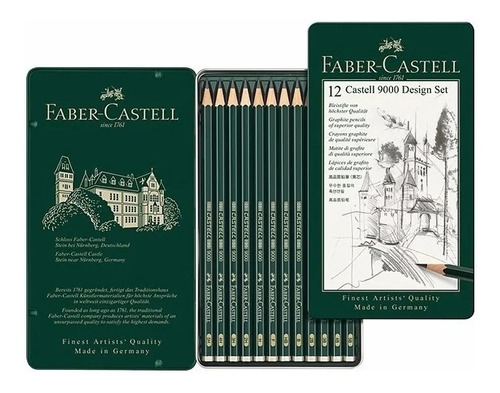 Lapiz Faber Castell 9000 5b-5h