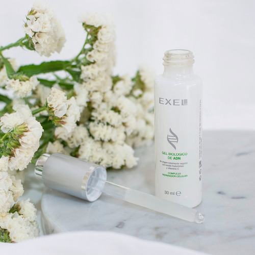 Suero Biologico de Adn vegetal con Acido Hialuronico Y Vitamina C Exel Rutina Skincare Facial 30ml