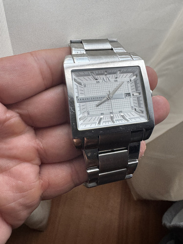 Reloj Hombre Armani Exchange Ax2201 Rectangular Original (Reacondicionado)