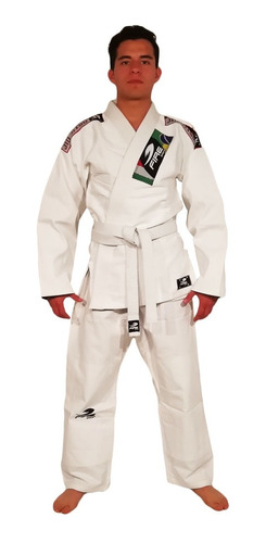 Gi Kimono Fire Sports Blanco Adulto Jiu Jitsu Brasileño 550g