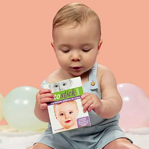 Corrector De Orejas Para Bebes - 8 Unidades Con Gorra Protec
