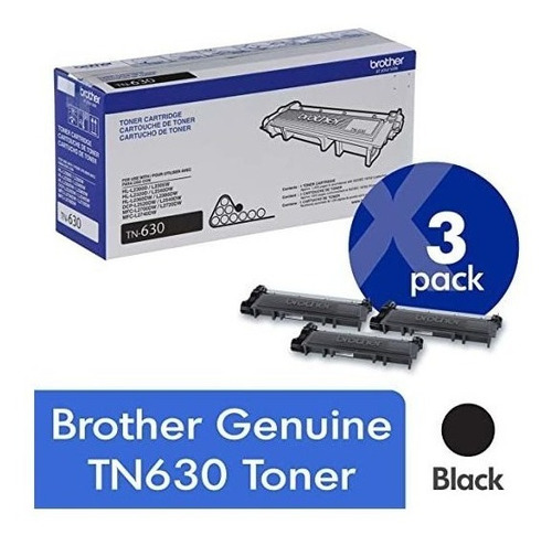 Genuino Tn630 Cartucho De Tóner Rendimiento Estándar Negr