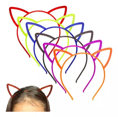 16 melhor ideia de Tiara orelha de gato  tiara orelha de gatinho, orelhas  de gato, tiara