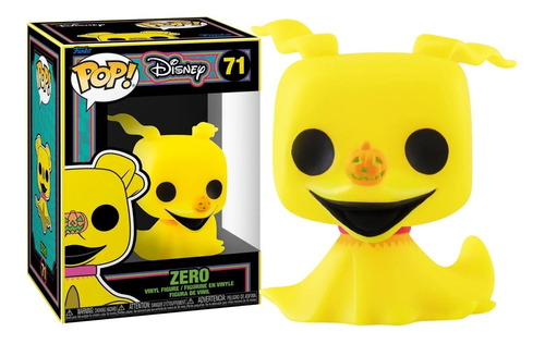 Funko Pop! El Extraño Mundo De Jack - Zero Blacklihgt #71