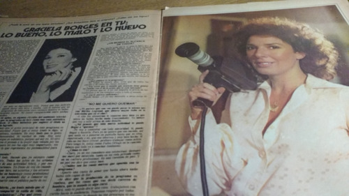 Revista Clarin N° 11585 Graciela Boges  Actriz Año 1978