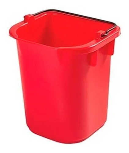 Cubeta De Servicio Pesado Rubbermaid Ultra Resistente 18573 Color Rojo