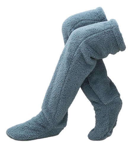 - Calentadores De Piernas De Felpa Legging Medias Calcetines