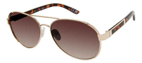 Gafas Tommy Hilfiger X67060 Dorado Color de la lente Marrón