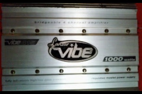 Amplificador Lanzar Vibe 1000 Wwts Rms 4 Canales