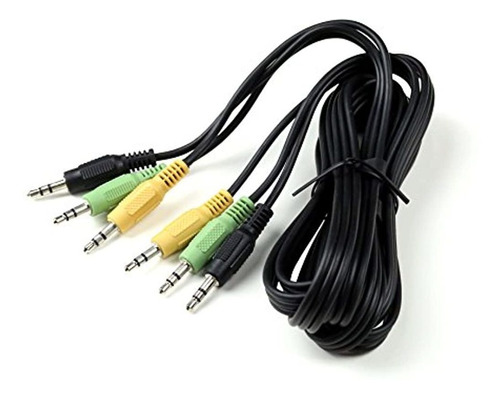 Cable De Audio Summitlink 3 A 3 Minijack Color Codificado Pa