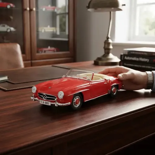 Miniatura De Carro Mercedes-benz 190sl 1955 1/18 Maisto - Vermelho